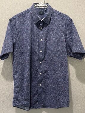 Leo Chevalier Men's Short Sleeve Button-Down Shirt